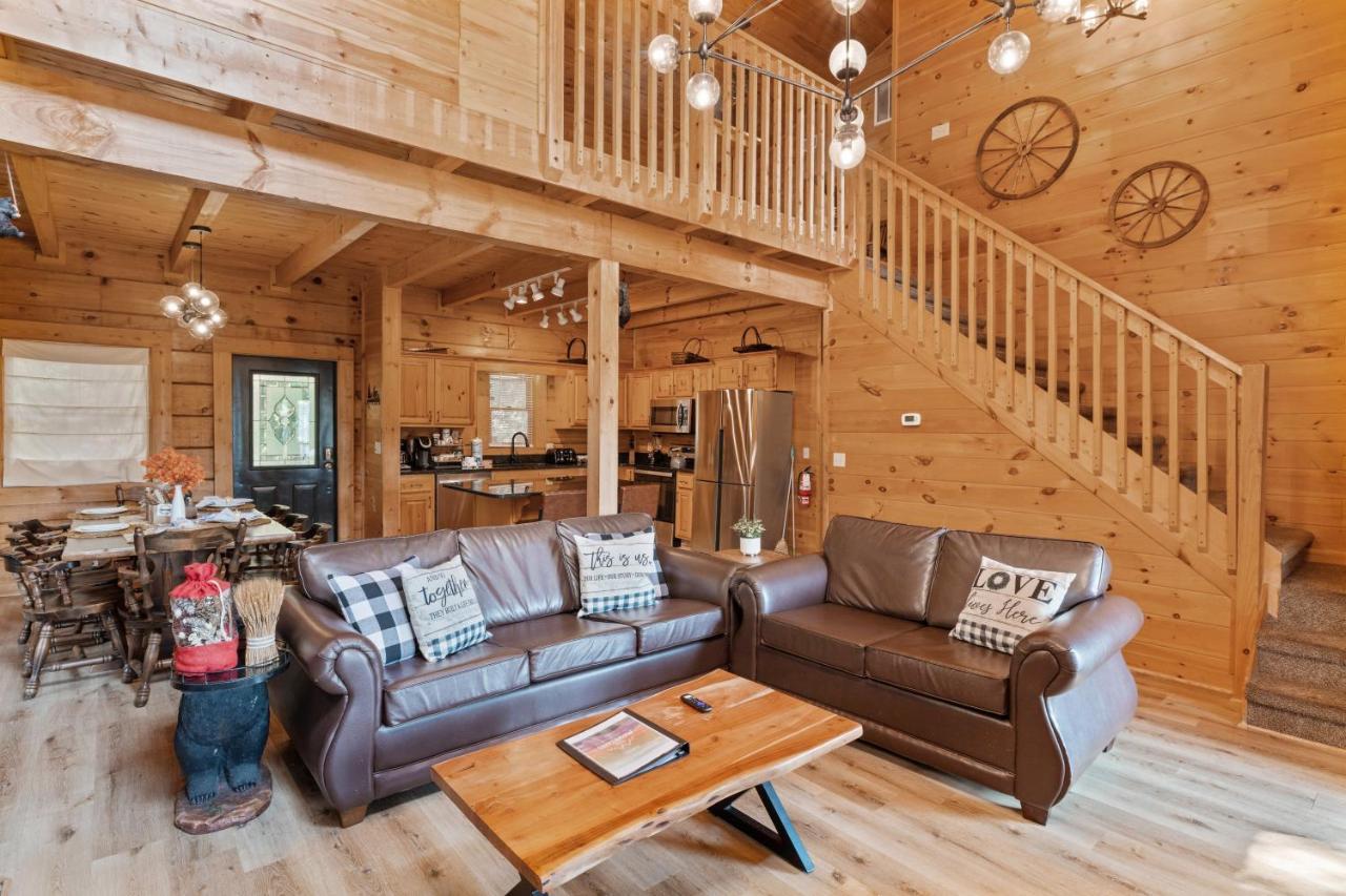 Mountain View 5 Bdrm Gatlinburg Cabin Near Downtown Arts 外观 照片