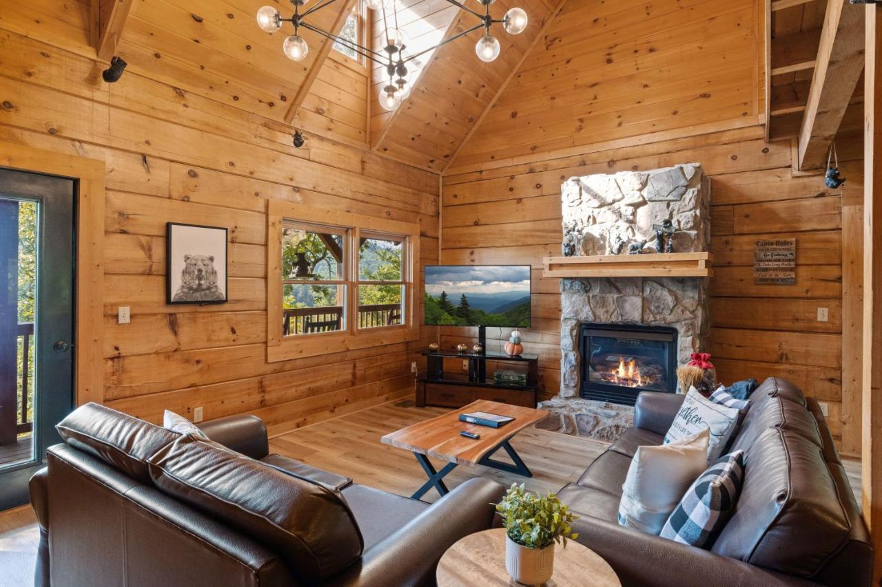 Mountain View 5 Bdrm Gatlinburg Cabin Near Downtown Arts 外观 照片